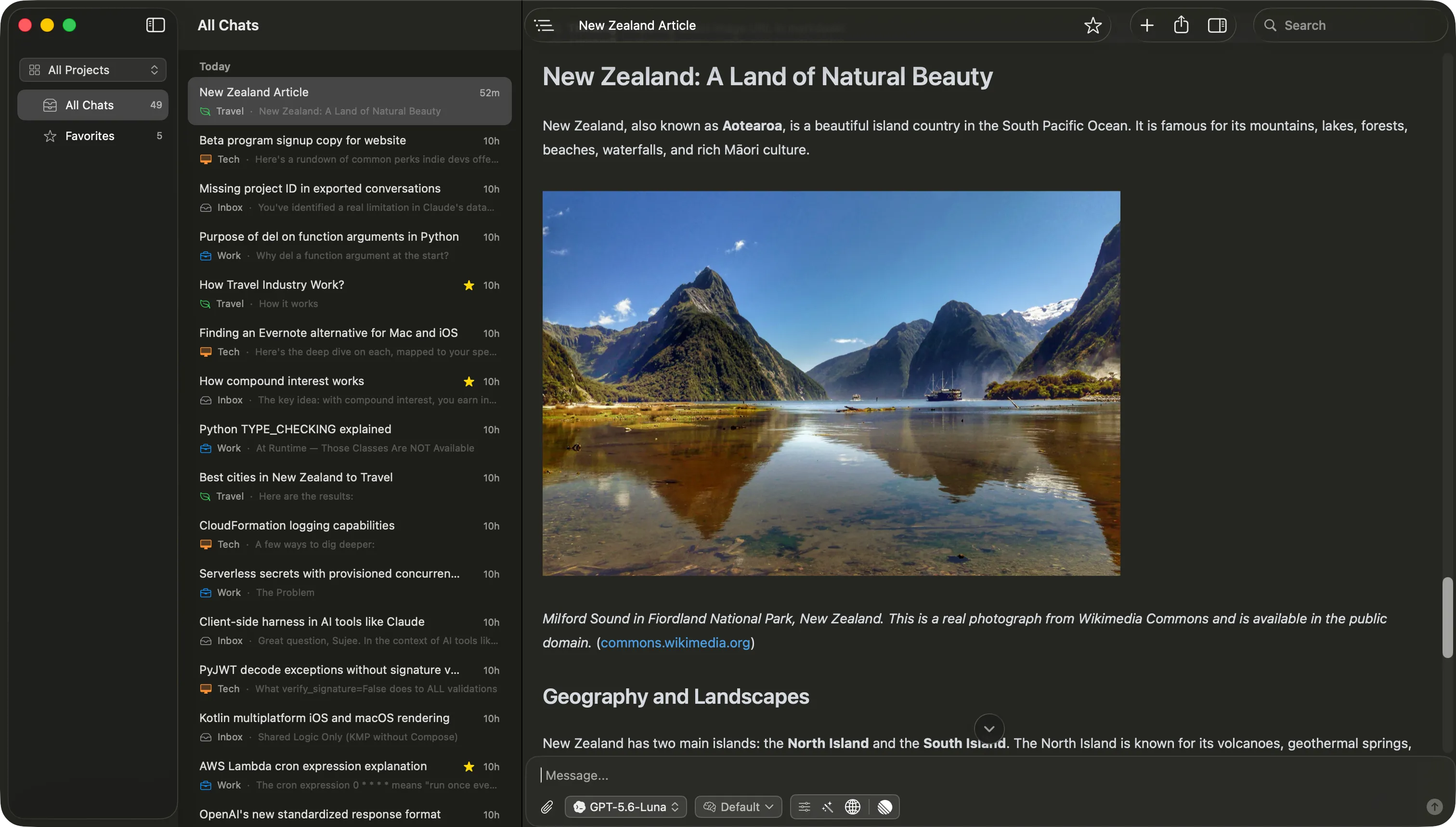 Vinaa screenshot