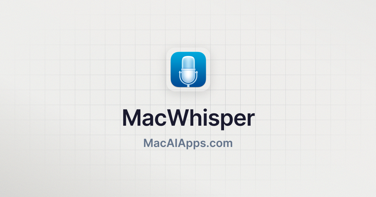 macwhisper-macaiapps